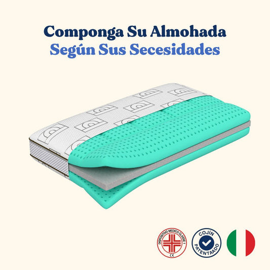 Almohada Regulable En Altura - Aloe Vera