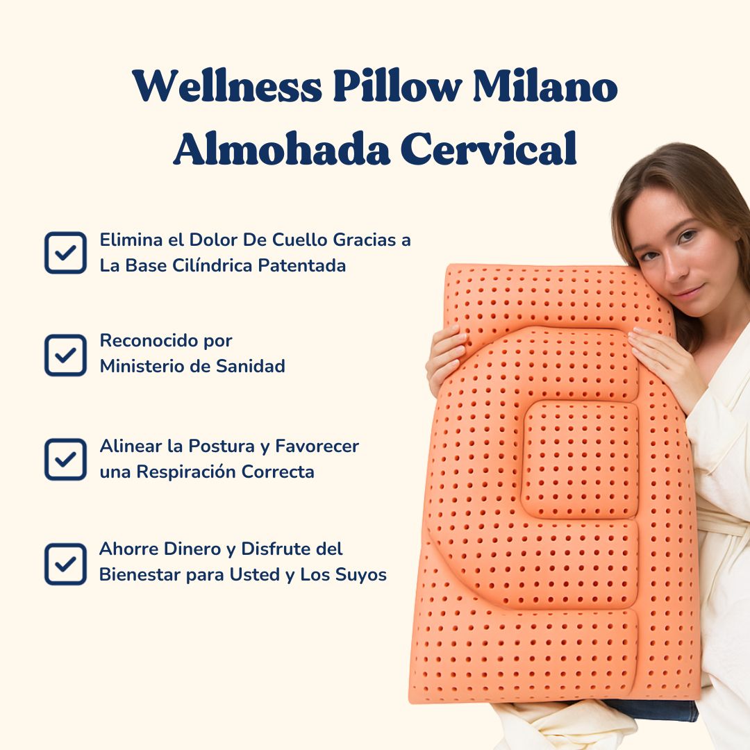 Almohada Cervical - Lavable