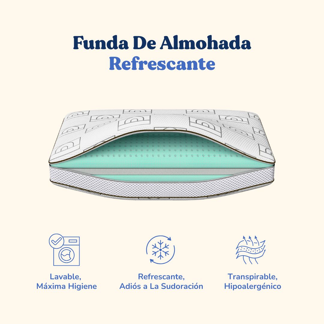 Almohada Regulable En Altura - Aloe Vera