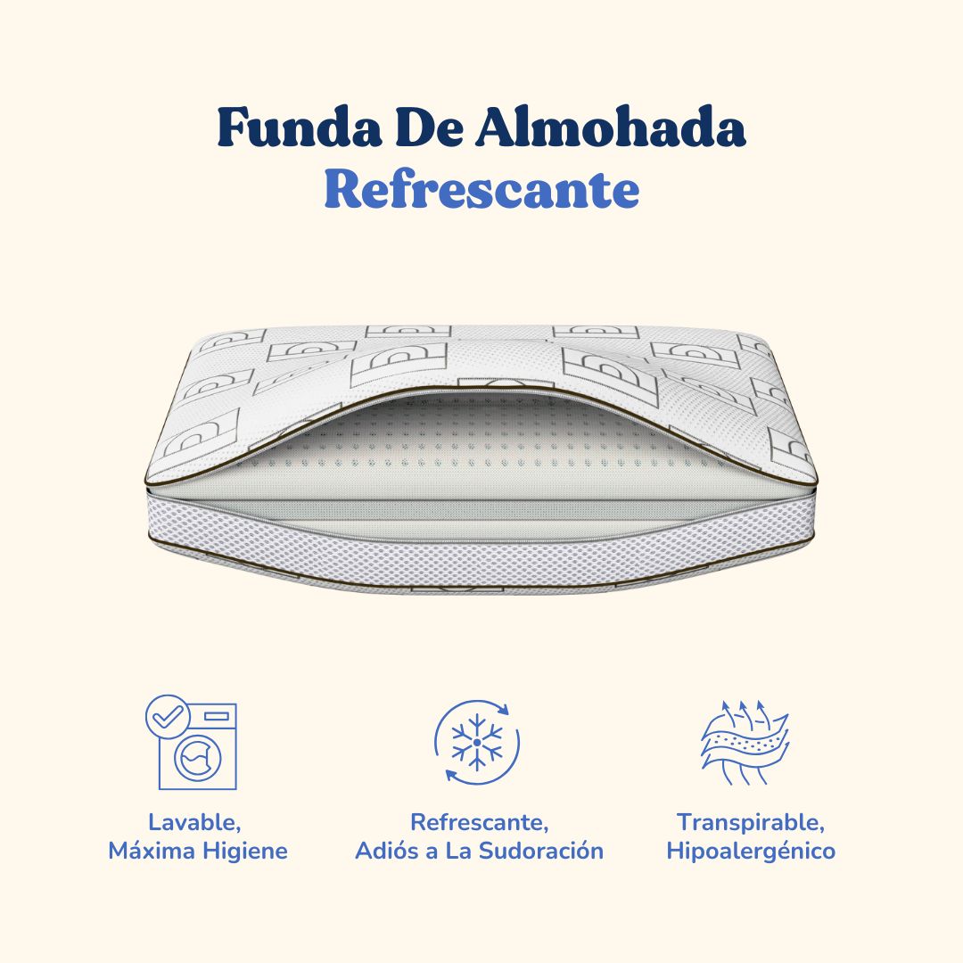 Almohada Regulable En Altura - Espuma Viscoelástica